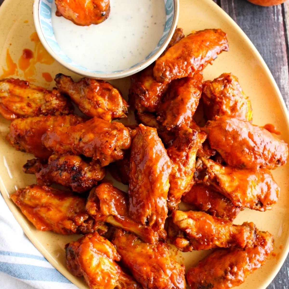 The Best Baked Buffalo Chicken Wings | The Two Bite Club