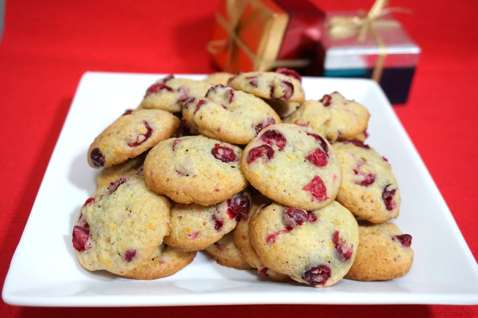 Sherbakes: Orange Cranberry Cookies