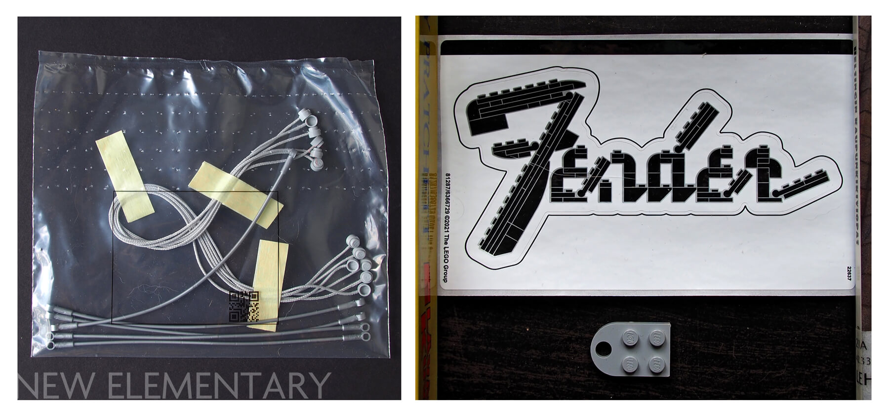 LEGO® Ideas review 21329 Fender® Stratocaster™ New Elementary LEGO