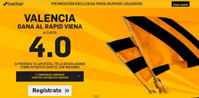 betfair Valencia gana Rapid Viena supercuota 4 Europa League 18 febrero betfair Valencia gana Rapid Viena supercuota 4 Europa League 18 febrero