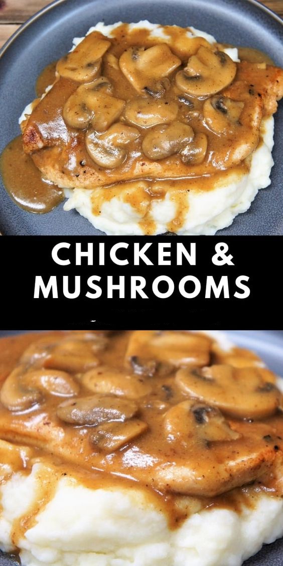 Chicken & Mushrooms - Note Delicious