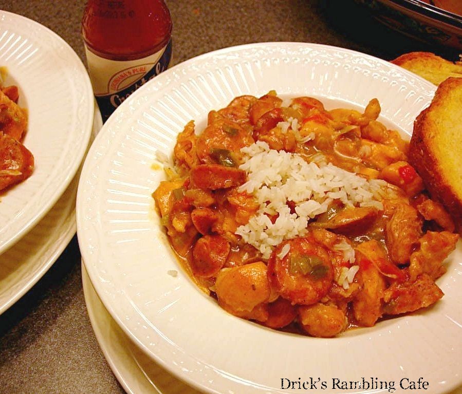 Chicken and Sausage Étouffée