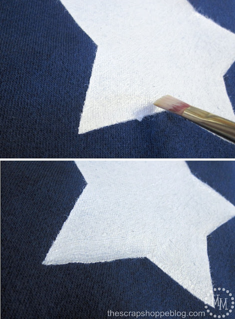 DIY Captain America shirt