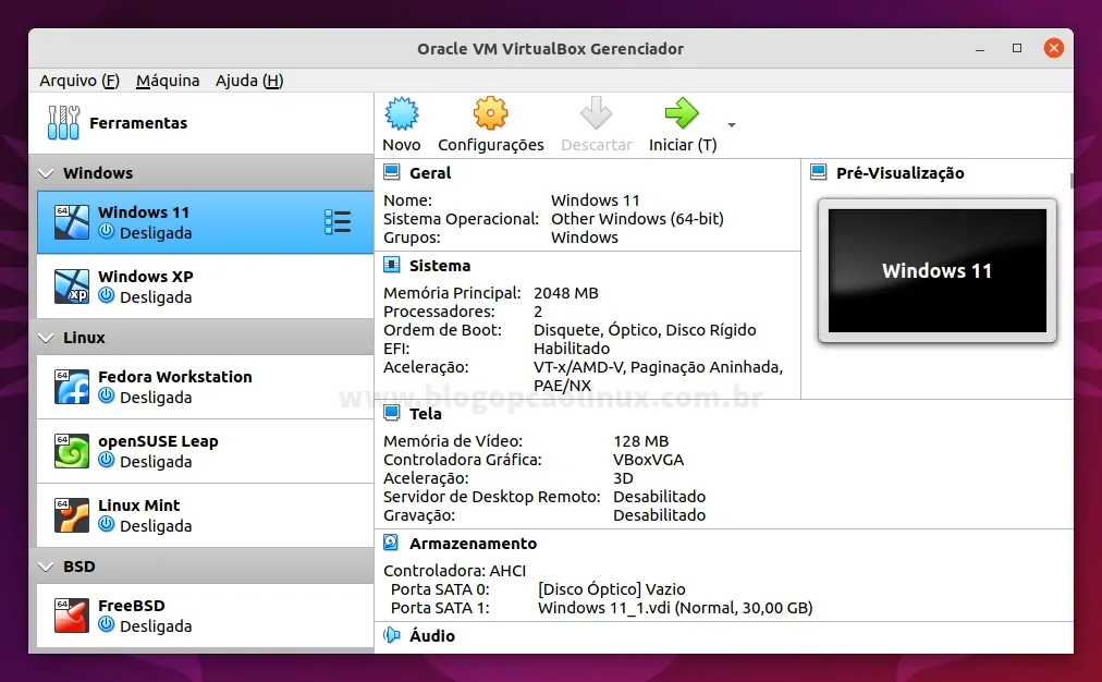 Como instalar o Oracle VM VirtualBox no Ubuntu 21.10 (Impish Indri)