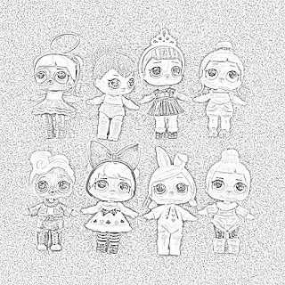 LOL Surprise! dolls coloring pages coloring.filminspector.com