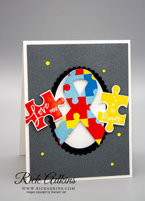 Autism Awareness, Love You To Pieces, Rick Adkins, Stampin' Up!