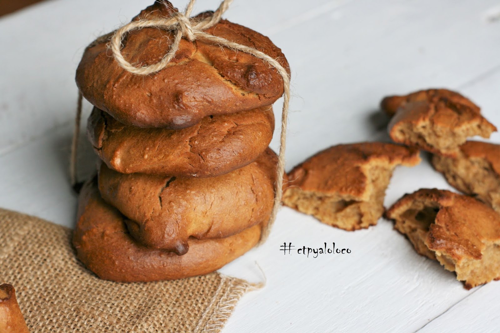 Galletas de crema de cacahuete y plátano