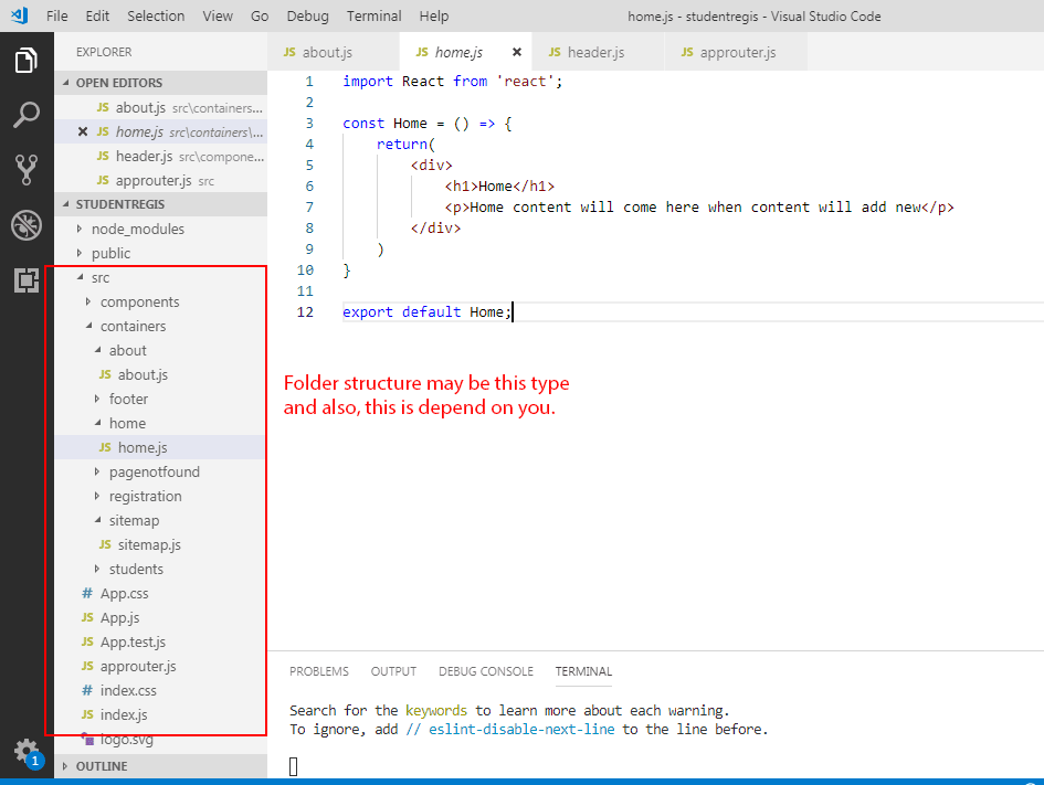 How to create react routing - Online Tutorial For JavaScript, ReactJS ...