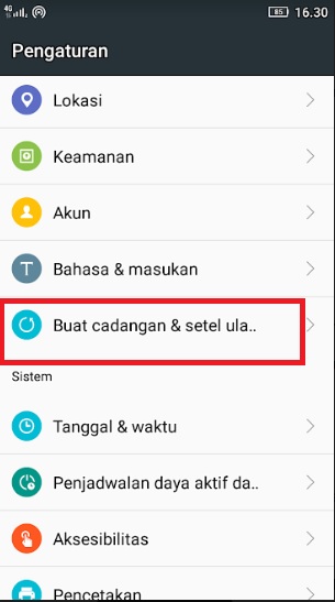 Cara Mengembalikan HP Android ke Pengaturan Pabrik (Reset) - Ato Menulis