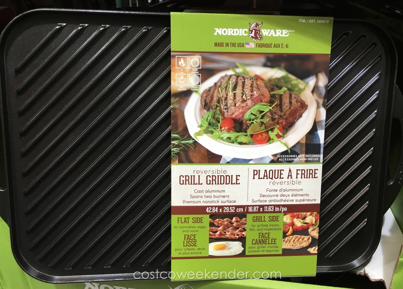Nordic Ware Reversible Grill Griddle Costco Weekender