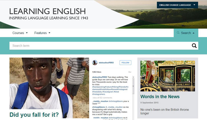 Esta web es exclusiva para aprender inglés. Si tu objetivo es avanzar en tus conocimientos y comprensión del inglés, esta es una web que no te puedes perder. Varios niveles y un montón de contenidos, para leer y escuchar "real english".