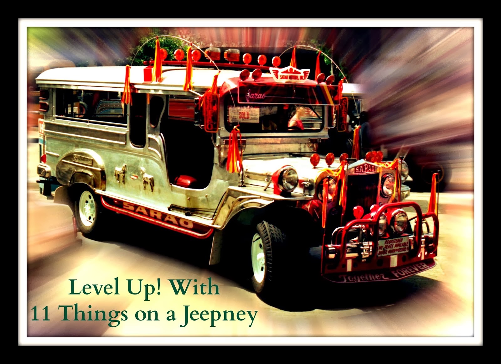 11 Things on a Jeepney