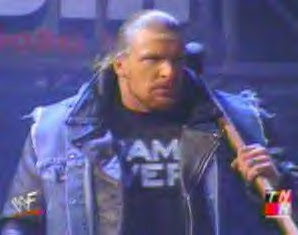 Triple H denim leather jacket sledgehammer Triple H denim leather jacket sledgehammer