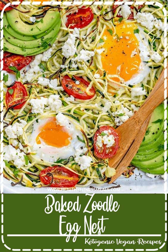 Baked Zoodle Egg Nest Julia Recipes