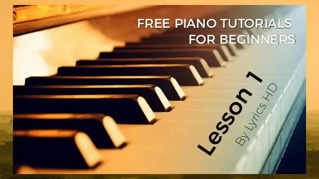 Learn easy piano for free beginners in Hindi | Lesson 1# | Lyrics HD