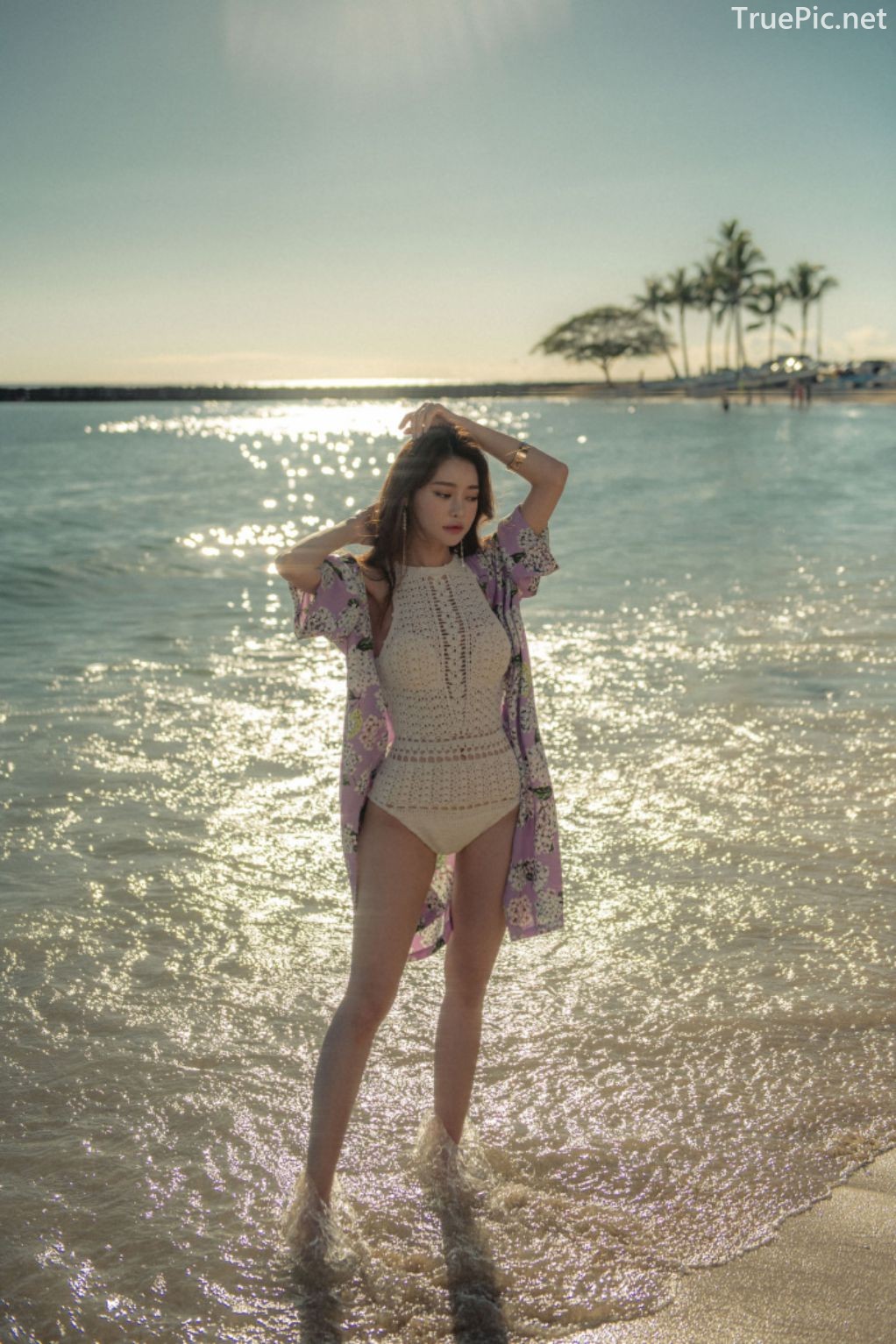Korean Fashion Model - Kim Moon Hee as an Angel in Summer Swimsuit - TruePic.net - Picture 26