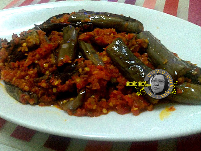 Terung Berlada Dengan Udang Kering Fauziahsamadcom