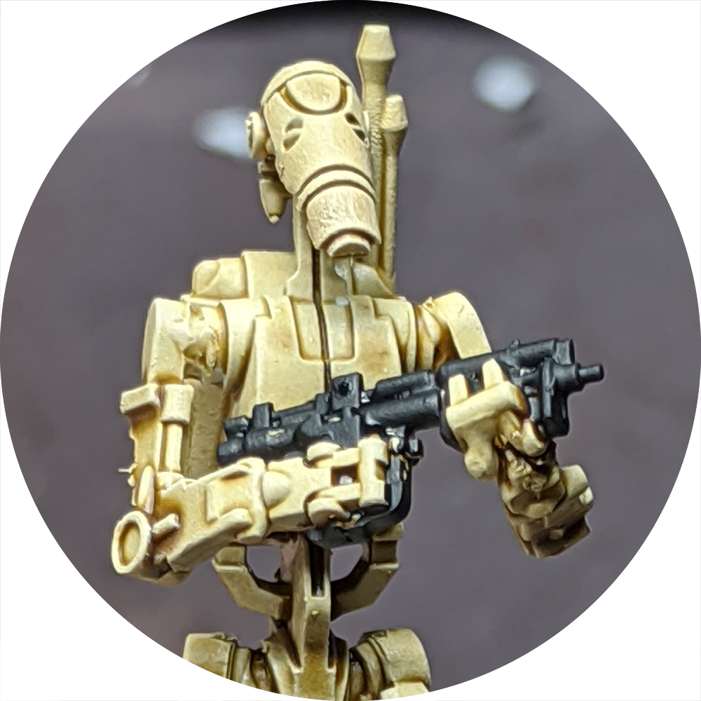 Brush Wizard Adventures in Contrast Star Wars Legion B1 Battle Droids
