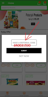Grocio Referral Code,Grocio Referral Code for new users,Grocio coupon Code,Grocio Promo Code,Grocio Signup Code,Grocio Refer a friend,Grocio Refer and Earn,how to refer Grocio app