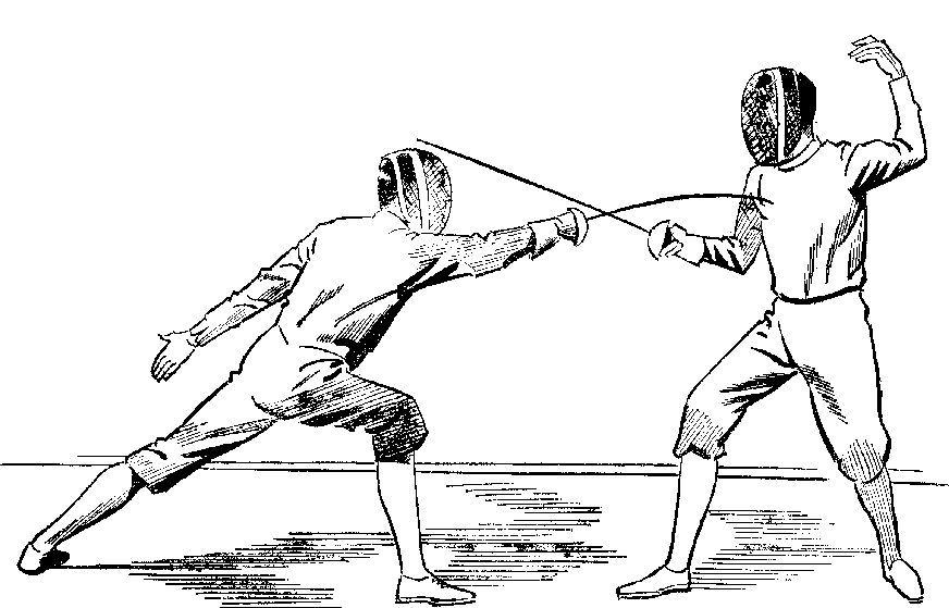 fencing sport clipart - photo #23