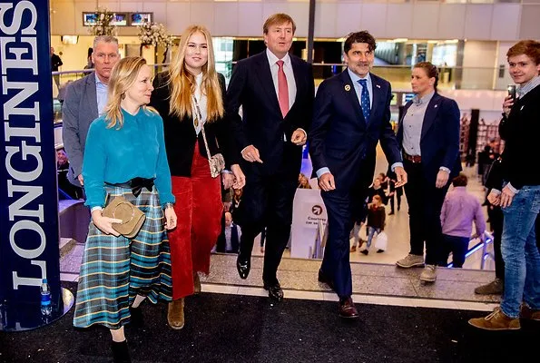 King Willem-Alexander, Crown Princess Catharina-Amalia, Princess Irene and Princess Margarita