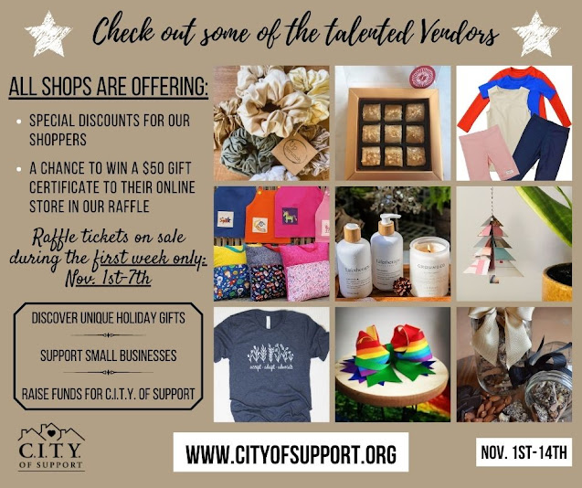 Support C.I.T.Y. of Support while shopping small businesses during Rockin' and Shoppin' in the C.I.T.Y.