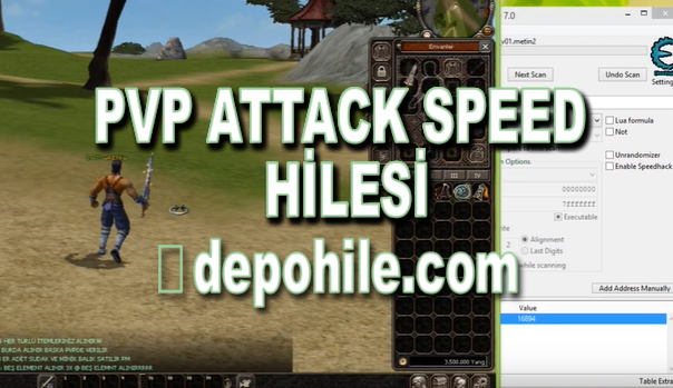 Metin2 Her PVP Saldırı Hızı Hilesi Yapımı 2020 (Cheat Engine)