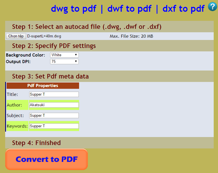 Cách chuyển file DWG sang PDF với 4 bước đơn giản