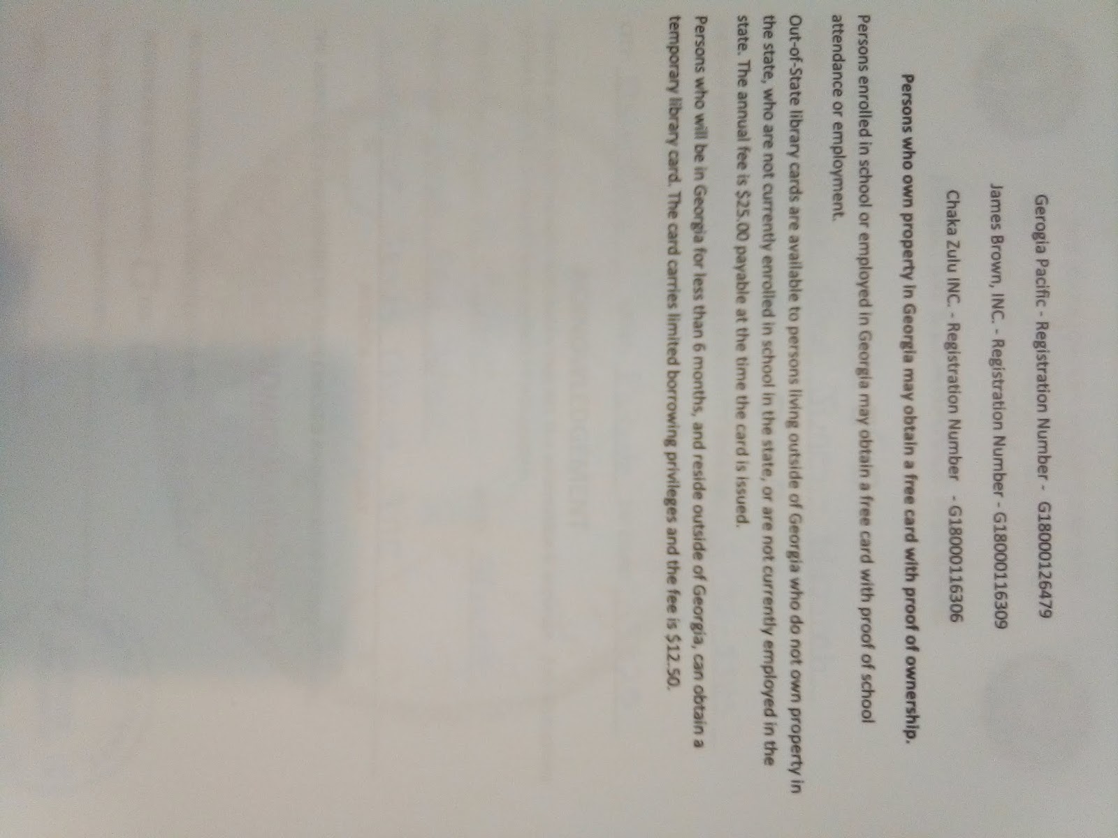 DBA Chaka Zulu The REAL ID Act & Library card