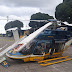 Helicóptero da PRF cai ao tentar fazer pouso no sul da Bahia