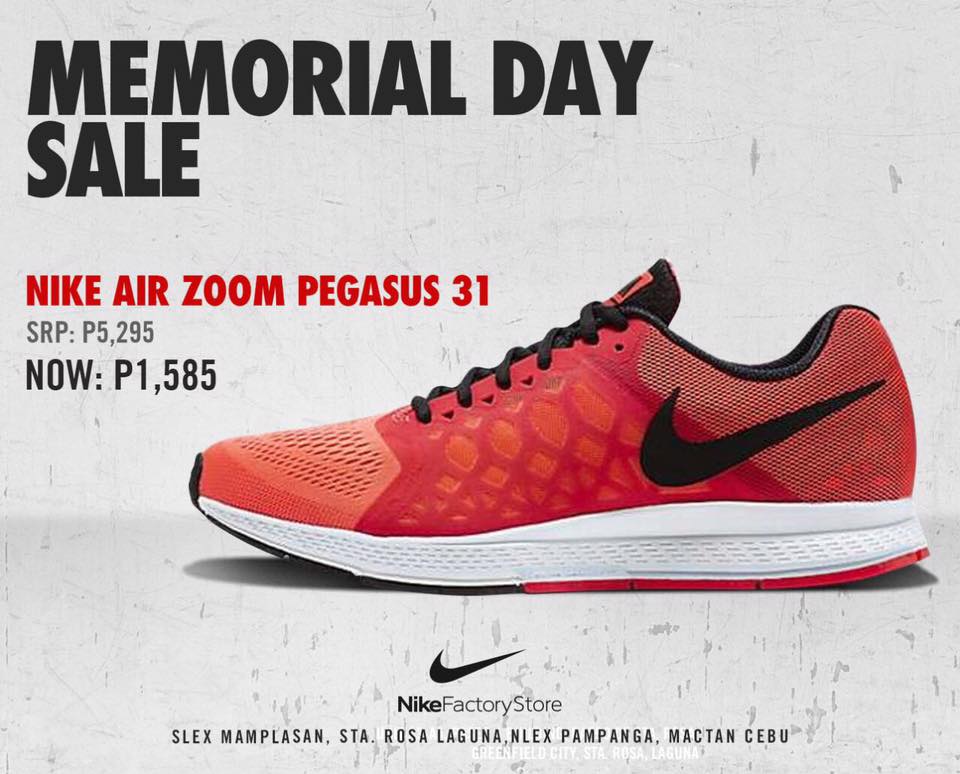 nike factory store memorial day sale