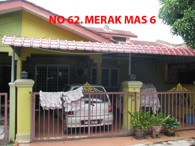 Rumah Lelong Melaka Property Sale 62 Jalan Merak Mas 6 Taman Merak Mas 75k Sst