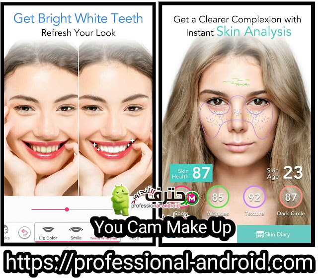 تطبيق YouCam Makeup لتحرير الصور بجوده عالية للأندرويد. تطبيق YouCam Makeup لتحرير الصور بجوده عالية للأندرويد.