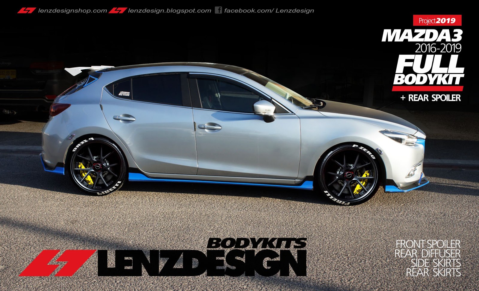 Mazda 3 BM Hatchback Lenzdesign Bodykit 2013-2019