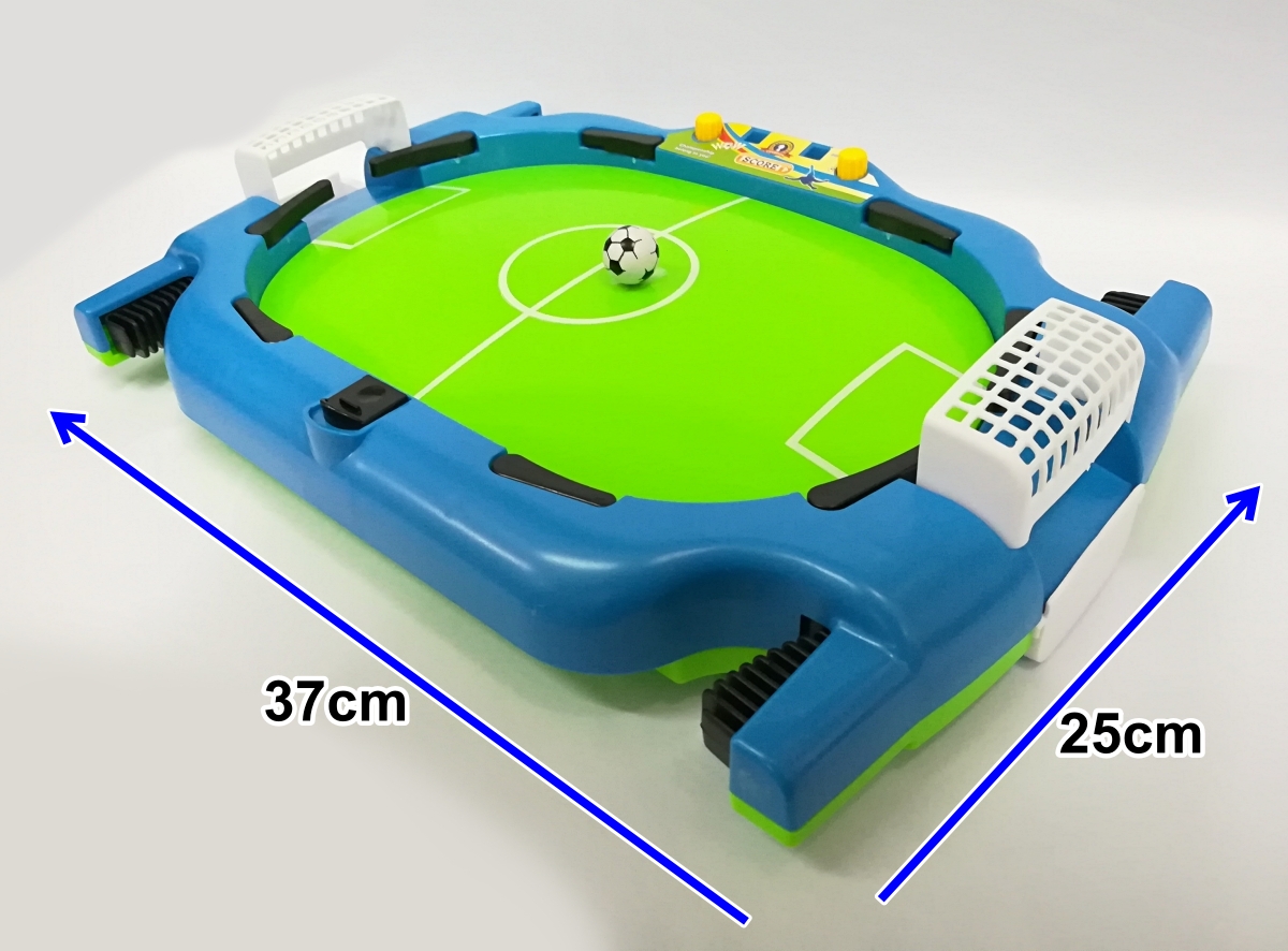 BongBongIdea Mini Tabletop Soccer Game, Portable Foosball Table Arcade
