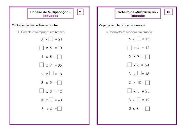 contas de multiplicacao