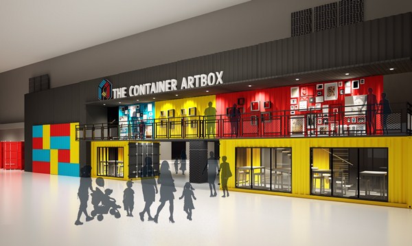 Pusat Membeli-belah Konsep Kontena, Container Artbox di Da Men Mall