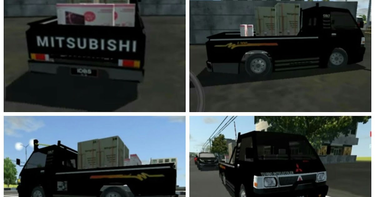 Download Mitsubishi Pick Up L300 Hitam Idbs Gudang Livery Skin Dan Mod Bus Simulator Indonesia PSD Mockup Templates