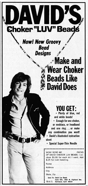 Teen magazine ad -- David Cassidy