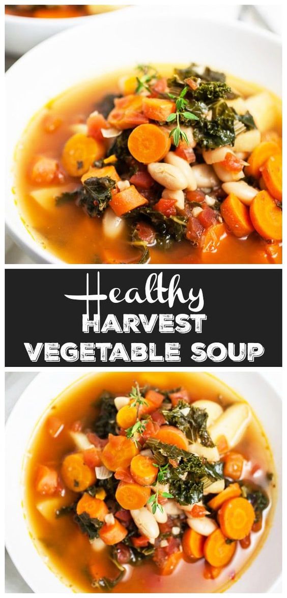 Healthy Harvest Vegetable Soup - Easy Food Delicious