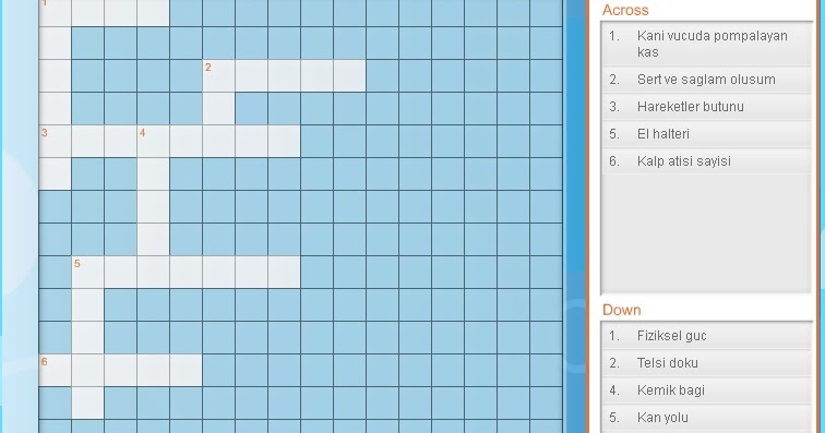 Fitness 3 Cengel Bulmaca