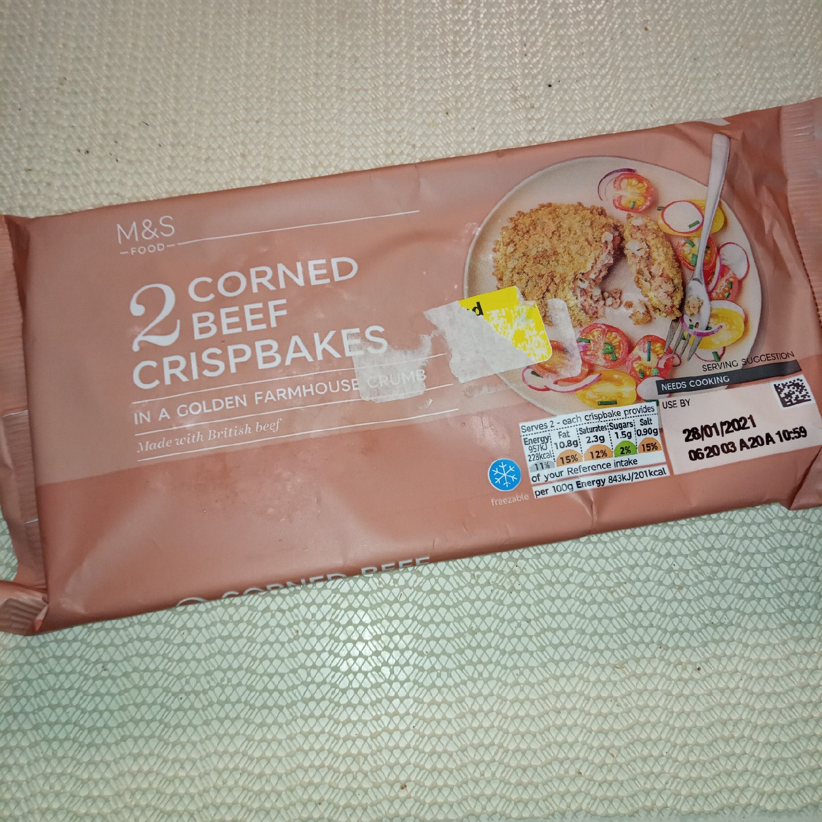 Supersupergirl's Food Reviews M&S Marks and Spencers corned beef