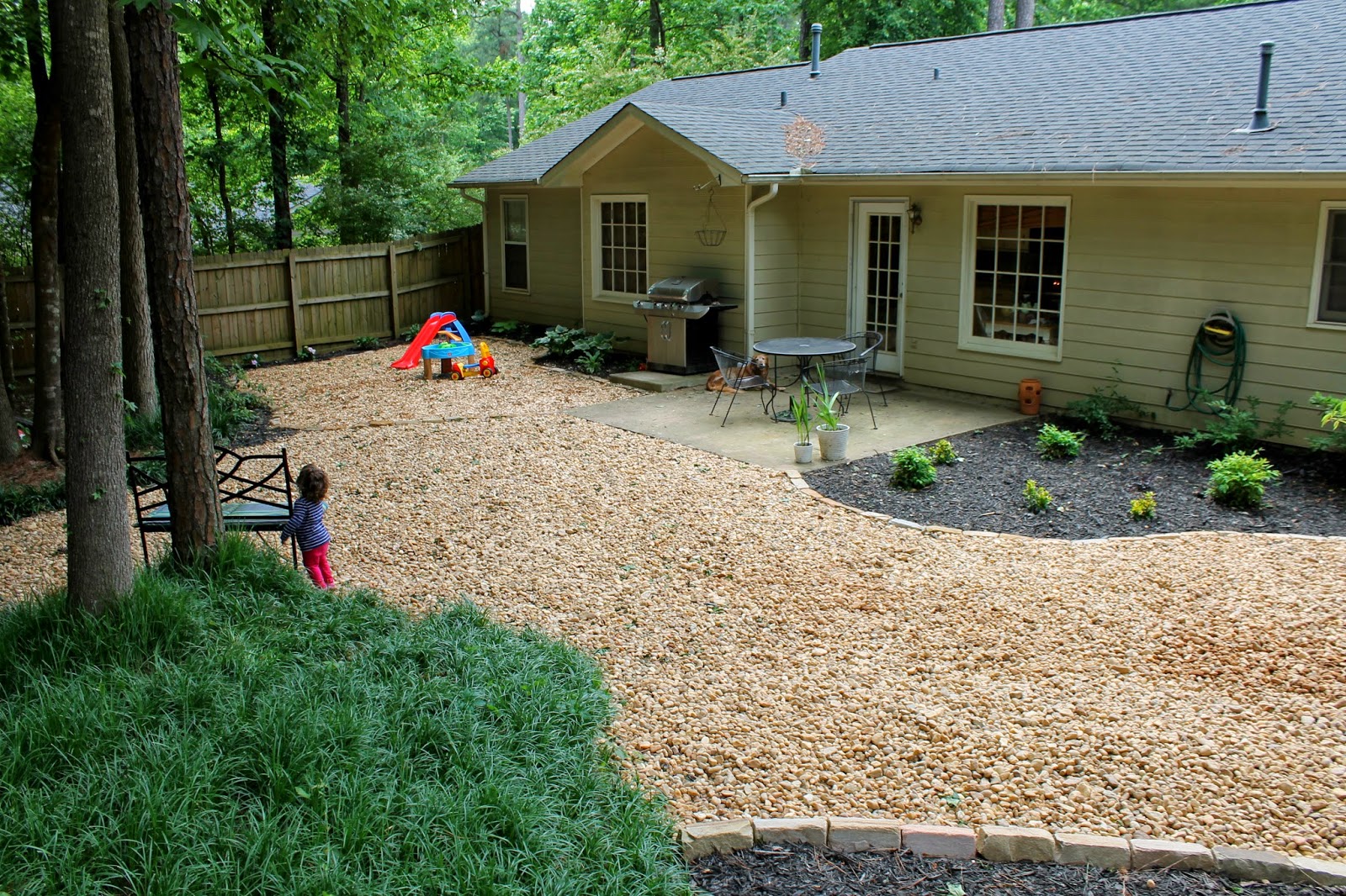 A Peachtree City Life Backyard Part Iii Rocks And Its Done