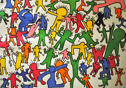 Miss Ambar´s Art Class: Keith Haring Dance Party!