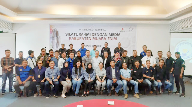 PT. Medco E&P Indonesia Silahturahmi Dengan Media Se Kabupaten Muara Enim