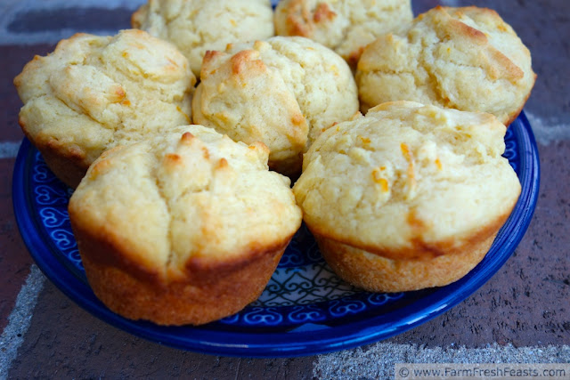 Farm Fresh Feasts: Tangerine Ricotta Muffins (Monday Muffins)