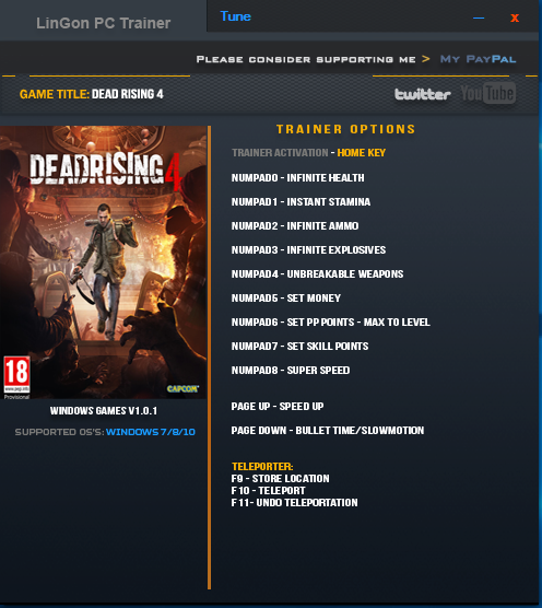 dead rising 3 trainer fling dead rising 3 trainer fling