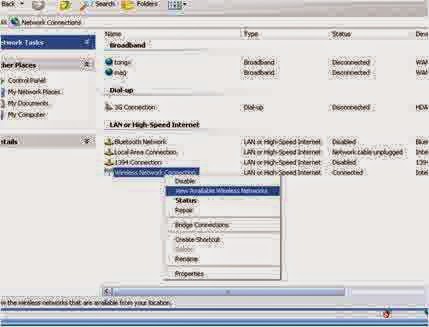Cara Setting Wifi Di Windows Xp