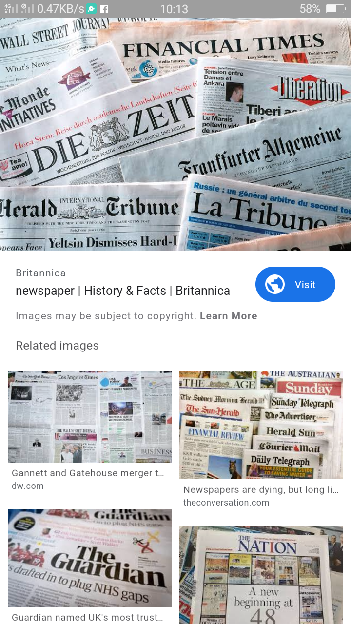 Newspaper, History & Facts