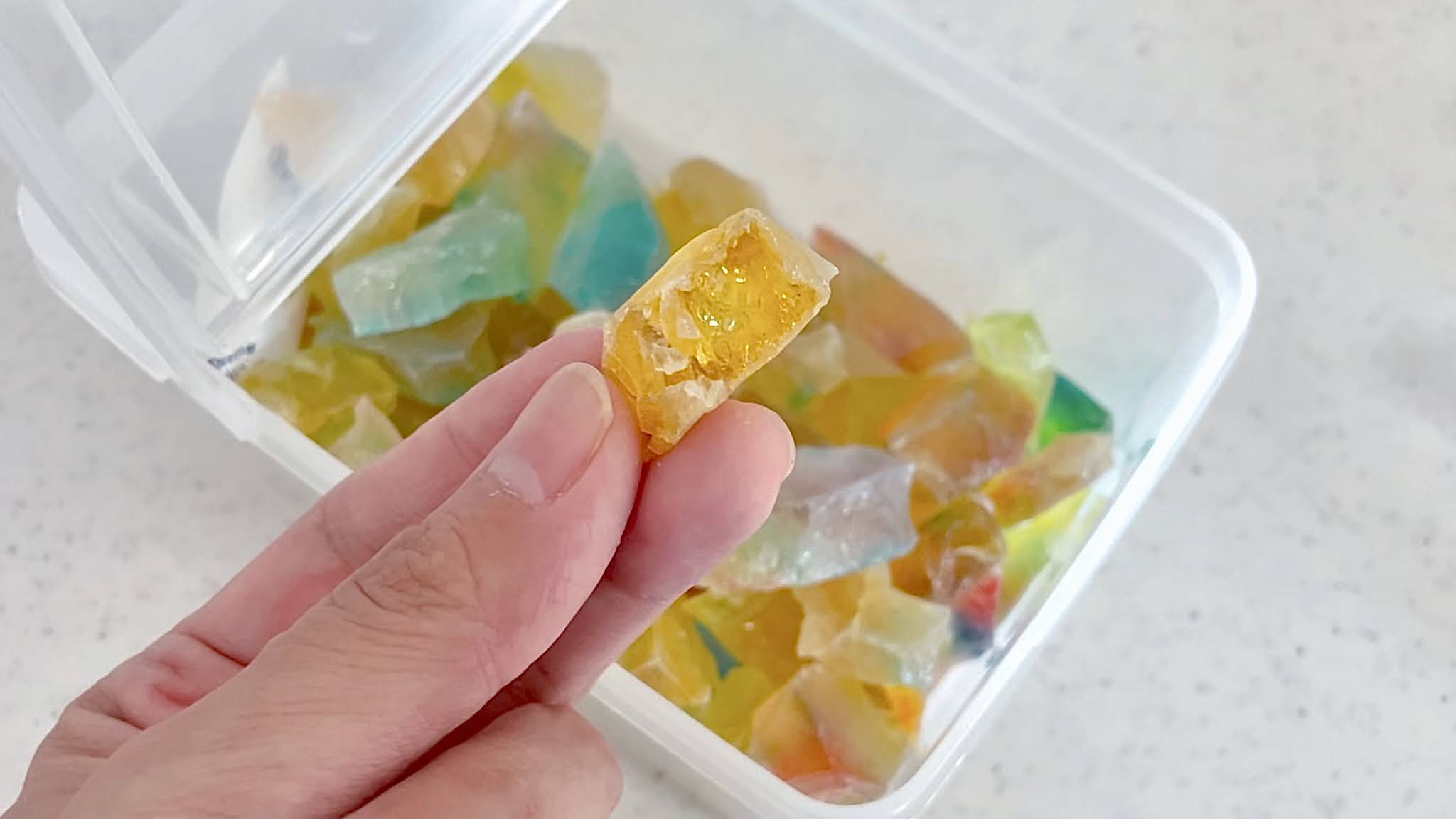 4-Ingredient Edible Gemstones (Kohakutou Crystal Gummy Candies), OCHIKERON